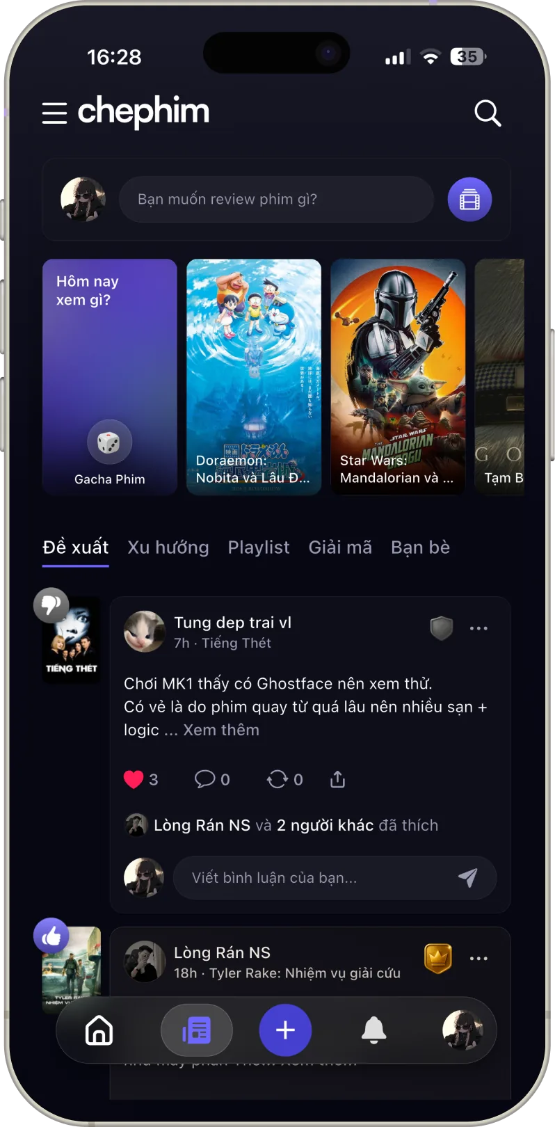 Chê Phim trên iPhone